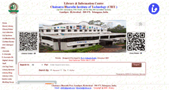 Desktop Screenshot of library.cbit.ac.in